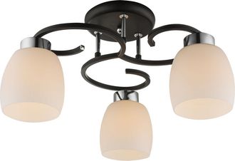 Globo Lighting Plaf&oacute;n - Pessoa Iv - Negro - Metal - &Oslash; 48cm - E27 - - Globo