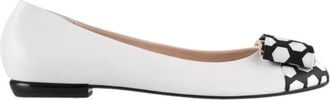 H&ouml;gl Coco Ballerina - Dames - Ballerinas - Wit - 40 EU - Leer - Schoenen