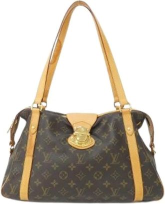 Louis Vuitton Pre-owned Handbags, male, Brown, Size: ONE SIZE Pre-owned Monogram Stresa Shoulder Bag