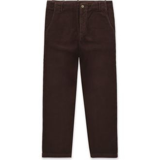 Fortela Whisky Moleskin Trousers in Dark Brown at Nordstrom, Size 34 X 29 Eu