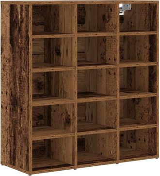 vidaXL Vidaxl - Shoe Cabinet Old wood 52.5 x 30 x 50 cm Engineered wood