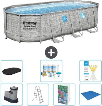 Bestway Piscina Bestway Power Steel Oval - 549x274x122 Cm - 8-piezas S599