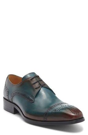 Maison Forte Iberia Ombr&eacute; Cap Toe Derby in Teal at Nordstrom Rack, Size 10.5
