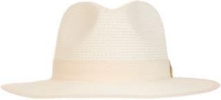 Bruno Magli Ribbon Trim Fedora in White at Nordstrom Rack