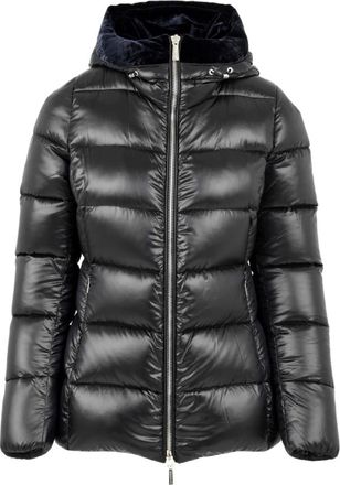 Moorer Coats - Dames - Gewatteerde jassen - Blauw - S - Jassen