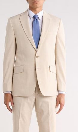 ConStruct Plaid Two-Button Sport Coat in Tan at Nordstrom Rack, Size 42 R