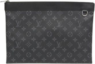 Louis Vuitton Pre-owned Clutches, male, Black, Size: ONE SIZE Pre-owned Pochette Discovery M62291