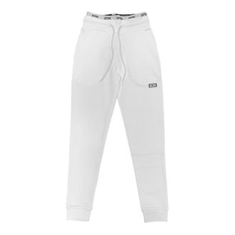 GCDS Sweatpants, male, White, 2XS, White Slim Fit Trousers