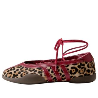 adidas (WMNS) adidas Taekwondo Mei Ballet Leopard Print Red KJ0647