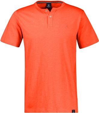 Lerros T-Shirt LERROS T-Shirt mit Rundhalsausschnitt, grosse Gr&ouml;ssen, Herren, Gr. 4XL, vivid rot, 100% Baumwolle, Rundhals, Shirts T-Shirt, Herren T-Shirt &Uuml;b