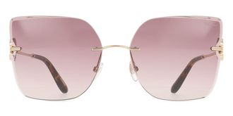 Chopard SCHL91S 0300 Mens Sunglasses Gold Size 62