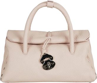 Zanellato Dotta Small - Dames - Handtassen - Roze - ONE Size - Leer - Tassen