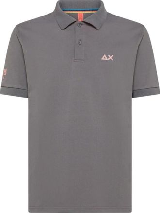 Sun 68 Katoenen grijze polo met korte mouwen - Heren - Polos - Grijs - S - Katoen - Tops