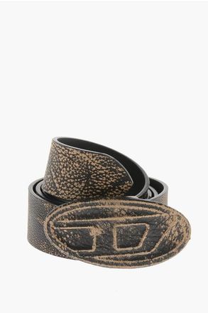 Diesel 40mm Hammered Leather Belt size 100
