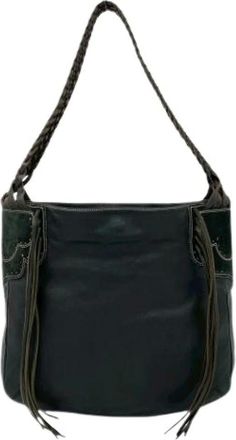 Loewe Pre-owned Shoulder Bags, female, Black, Size: ONE SIZE Pre-owned Leather handbags