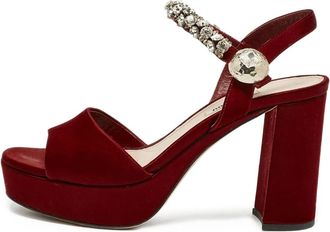 Miu Miu Sandali con plateau 140mm - Rosso
