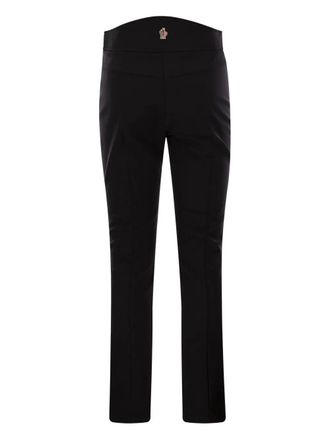 Moncler zipped twill trousers - Black