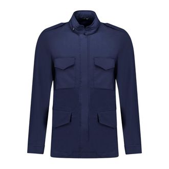 Autore Cotton Field Jacket - Heren - Jassen - Blauw - Maat: 2XL Katoen