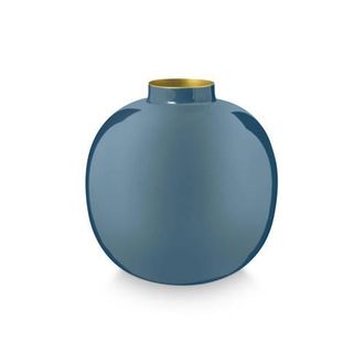 Pip Studio vaas metaal (lichtblauw) (23 cm)