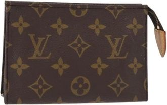 Louis Vuitton Pre-owned Clutches, female, Brown, Size: ONE SIZE Pre-owned Canvas Clutch