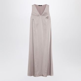 Max Mara Blush Satin Fluid Dress