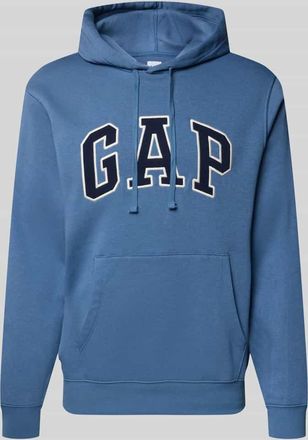 GAP Hoodie mit K&auml;ngurutasche in Jeansblau, Gr&ouml;&szlig;e XXL