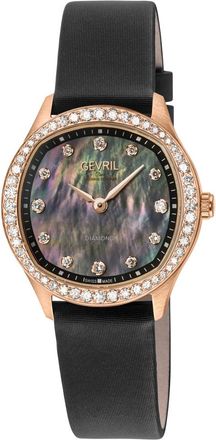 Gevril Group Morcote Diamond Mother of Pearl Dial Ladies Watch 19257