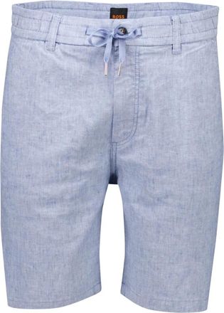 HUGO BOSS Heren, Korte broeken, Blauw, Maat: W30