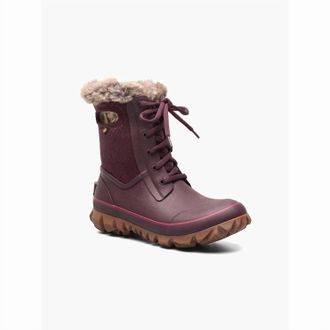 Bogs Womens Arcata Faded Winter Boots In Purple