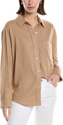 Hudson Oversized Linen-Blend Shirt