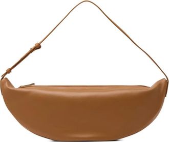 Mars&egrave;ll Volta leren schoudertas - Bruin