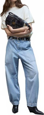 Closed Rhannon Relaxed Denim Jeans In Light Blue