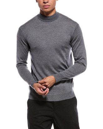 N.Peal N. PEAL Bond Fine Gauge Cashmere & Silk-Blend Turtleneck Sweater
