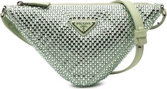 Prada Pre-owned Prada Satin Crystal Embellished Triangle Pouch Ladies O4FEWXY7UDNUU5PH