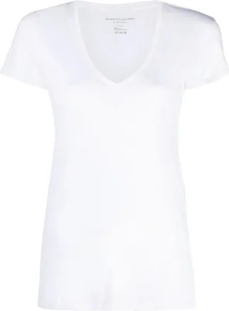 Majestic Filatures Scoop Neck Linen-blend T-shirt