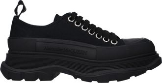Alexander McQueen Alexander Mc Queen Womens Fabric Black Sneakers