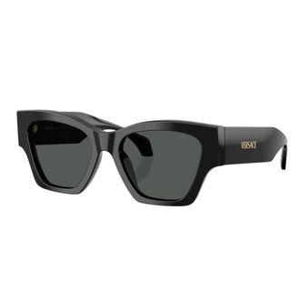 Versace Sunglasses, unisex, Black, Size: 53 MM Square Sunglasses