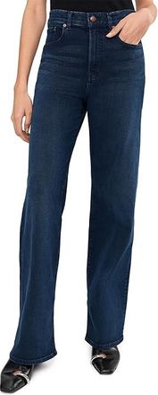 Madewell Pv Wide In Kingston Wash Womens Jeans Kingston Wash : 25 31, Cotton/Denim/Elastane
