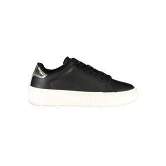 Tommy Hilfiger Sneakers, female, Black, 3 UK, Black Leather Womens Sneaker