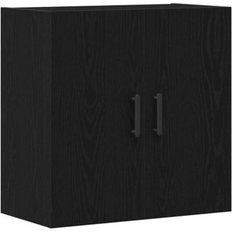 vidaXL Mueble De Pared Montaje En La Pared Roble Negro 60 X 31 X 60 Cm Vidaxl