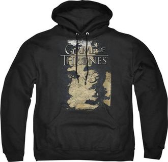 Gildan Game Of Thrones Series Map Adult Pull Over Hoodie / Hooded Sweatshirt