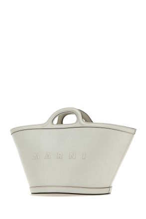 Marni Womens White Leather Small Tropicalia Handbag 00w05 Borse A Mano