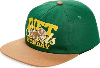Diet Starts Monday Stable Embroidered Logo Cotton Hat in Hunter/Brown at Nordstrom Rack