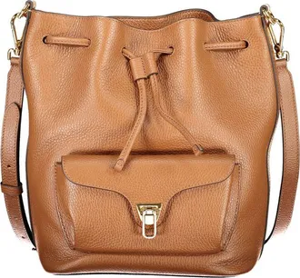 Coccinelle Brown Leather Womens Handbag