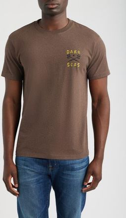 Dark Seas Foremost Graphic T-shirt in Heather Brown at Nordstrom, Size Medium