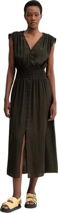 Sessun Galiane Jurk - Dames - Casual kleedjes - Groen - S - Kleedjes