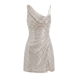 Self Portrait Mujer, Vestidos, Beige, Talla: XS