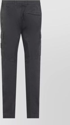 Stone Island cargo trousers straight hem cotton blend
