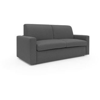 Divani.Store Kansas Sof&aacute; Cama Convertible H20 Cm En Tela Impermeable 192 Cm (mat. 140x197) Antracita