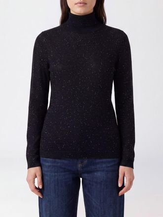 Fabiana Filippi Dolcevita slim fit in lana con ricamo di paillettes